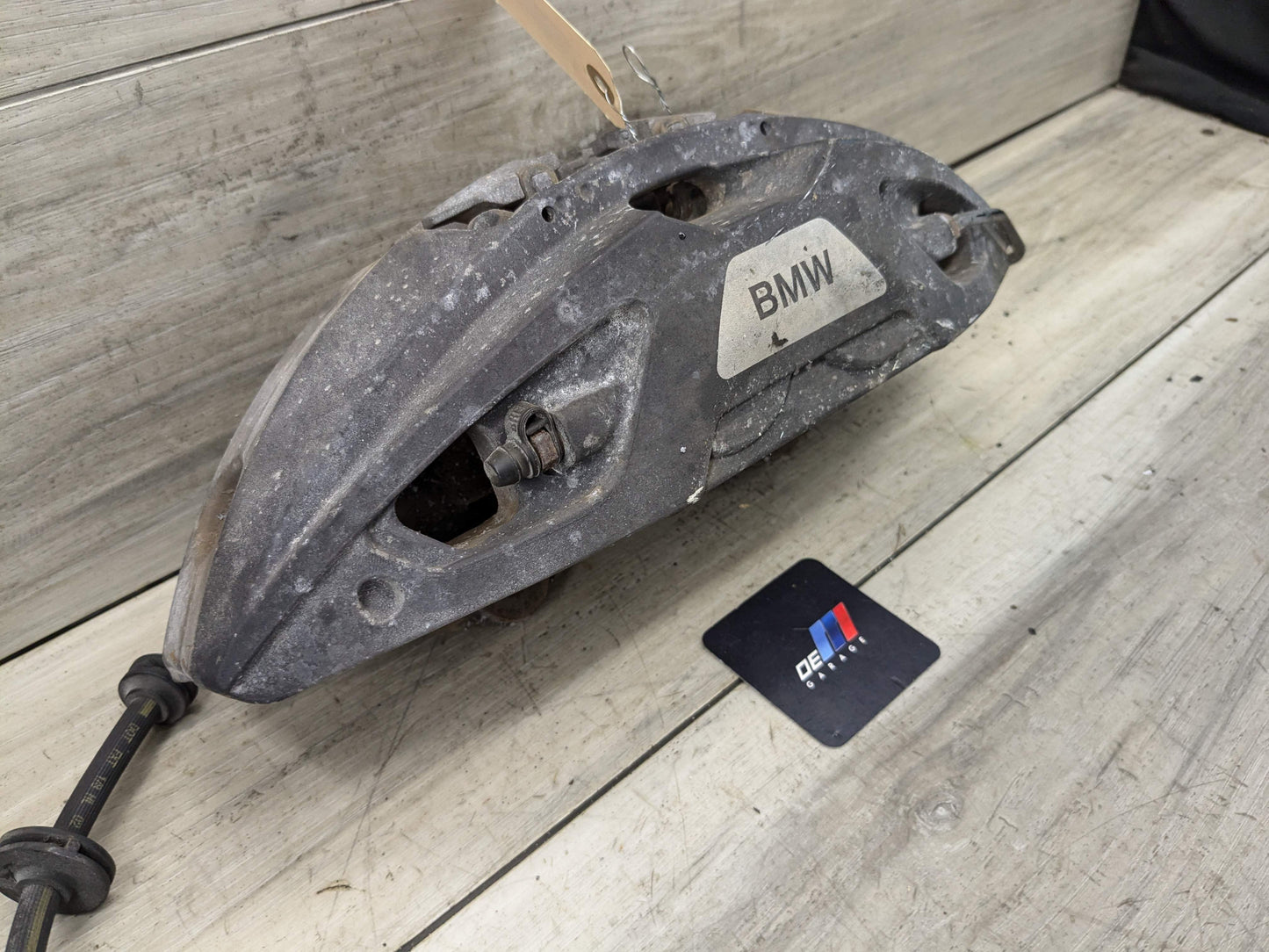 16-19 OEM BMW G11 G12 750 Front Left Driver Side Brake Caliper Gray