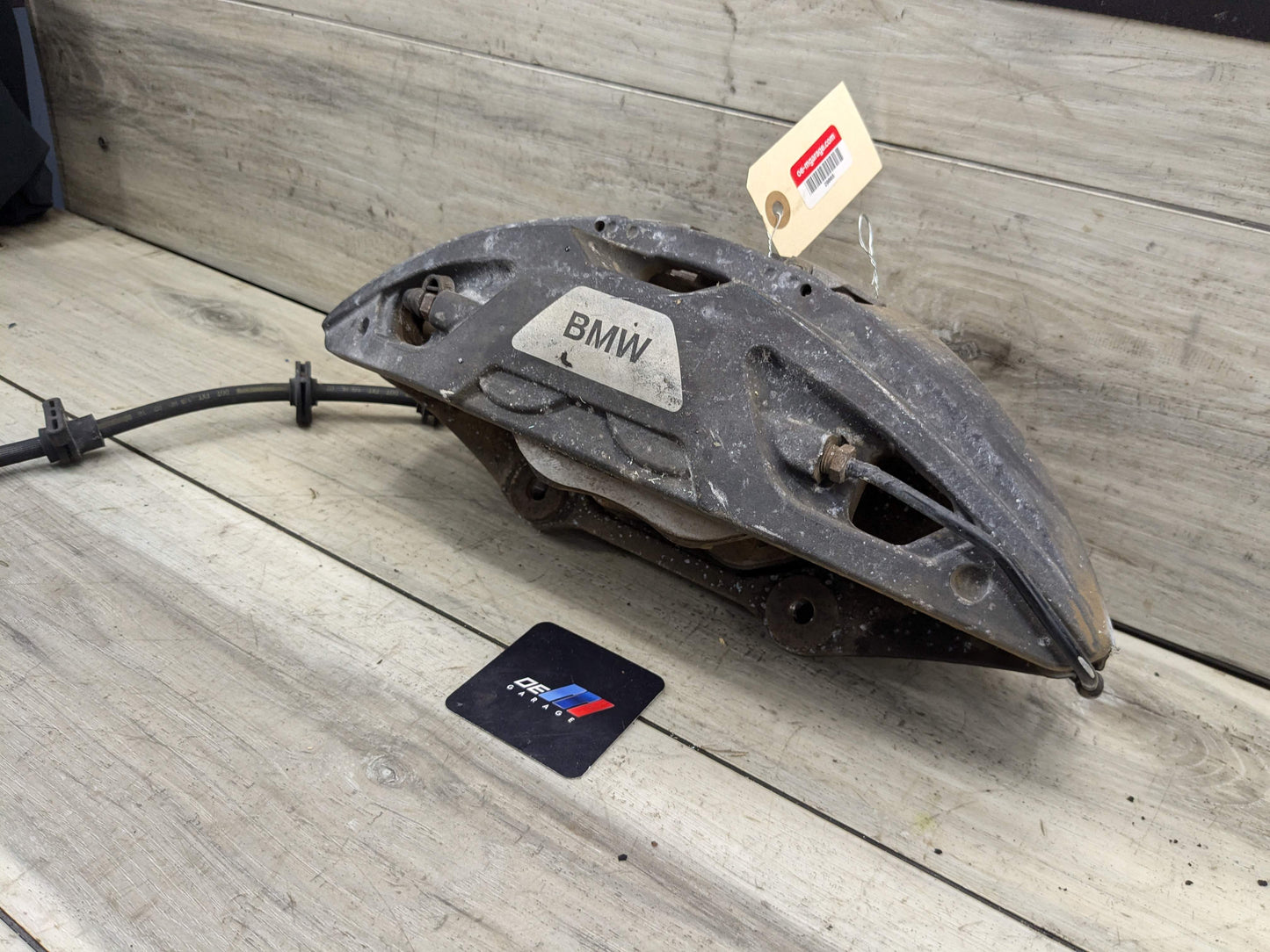 16-19 OEM BMW G11 G12 750 Front Left Driver Side Brake Caliper Gray