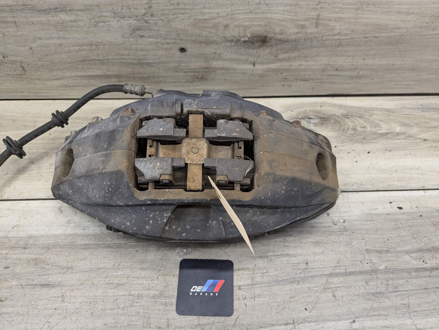 16-19 OEM BMW G11 G12 750 Front Left Driver Side Brake Caliper Gray