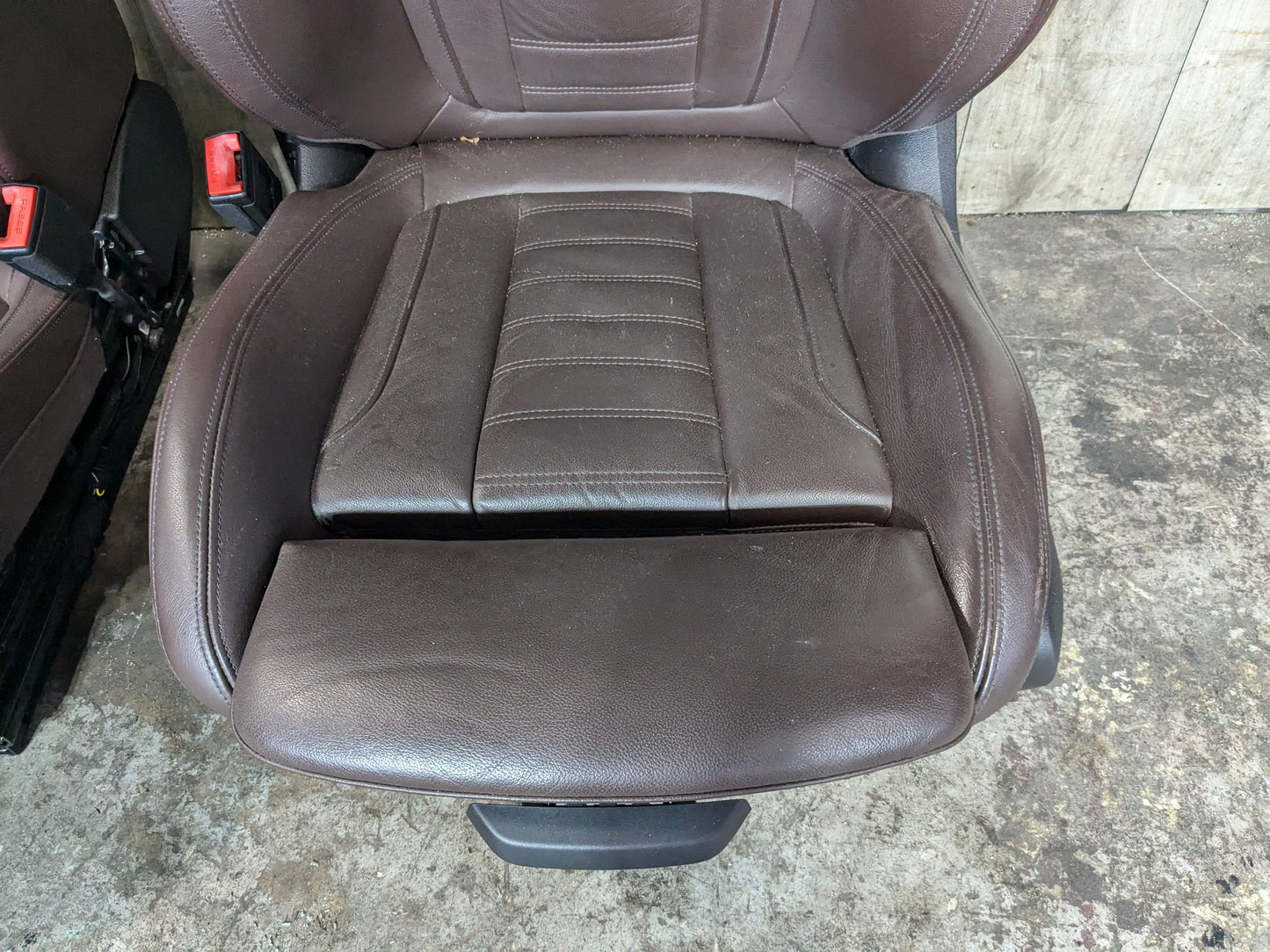 19-21 OEM BMW G20 G01 G02 Front Driver Passenger Sport Seats Leather Brown SET