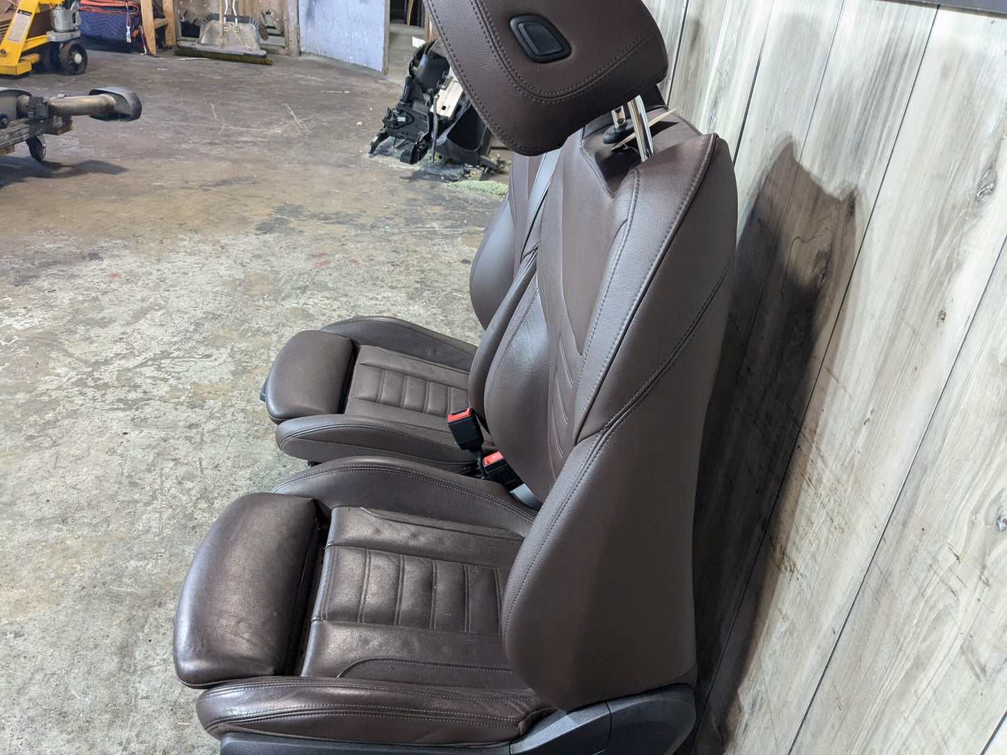 19-21 OEM BMW G20 G01 G02 Front Driver Passenger Sport Seats Leather Brown SET