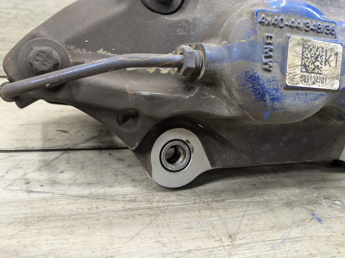 OEM BMW G01 X3 M40 G20 M340 Front Left Driver Side Brake Caliper Brembo Blue