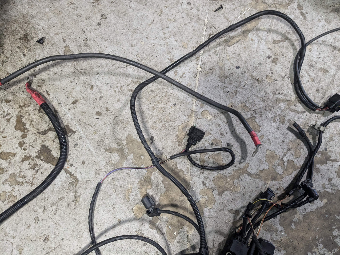 OEM BMW E90 E92 E93 N55 Engine Transmission Wiring Wire Harness SET