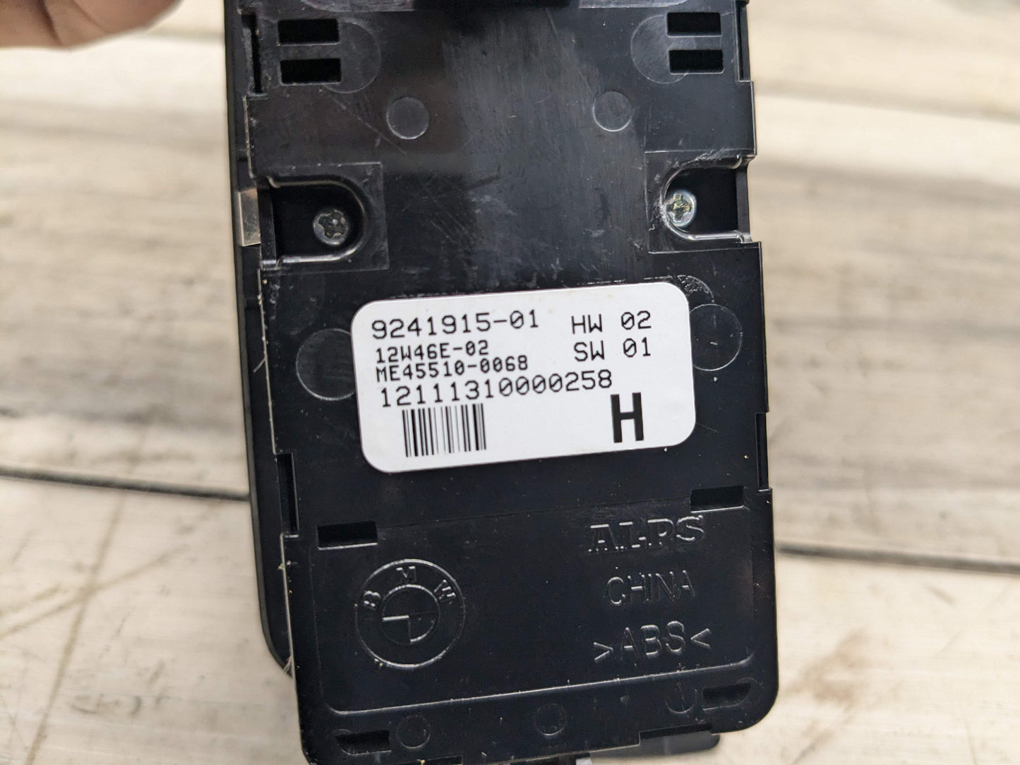 09-15 OEM BMW F01 F02 740 750 760 Left Driver Side Master Window Switch Button