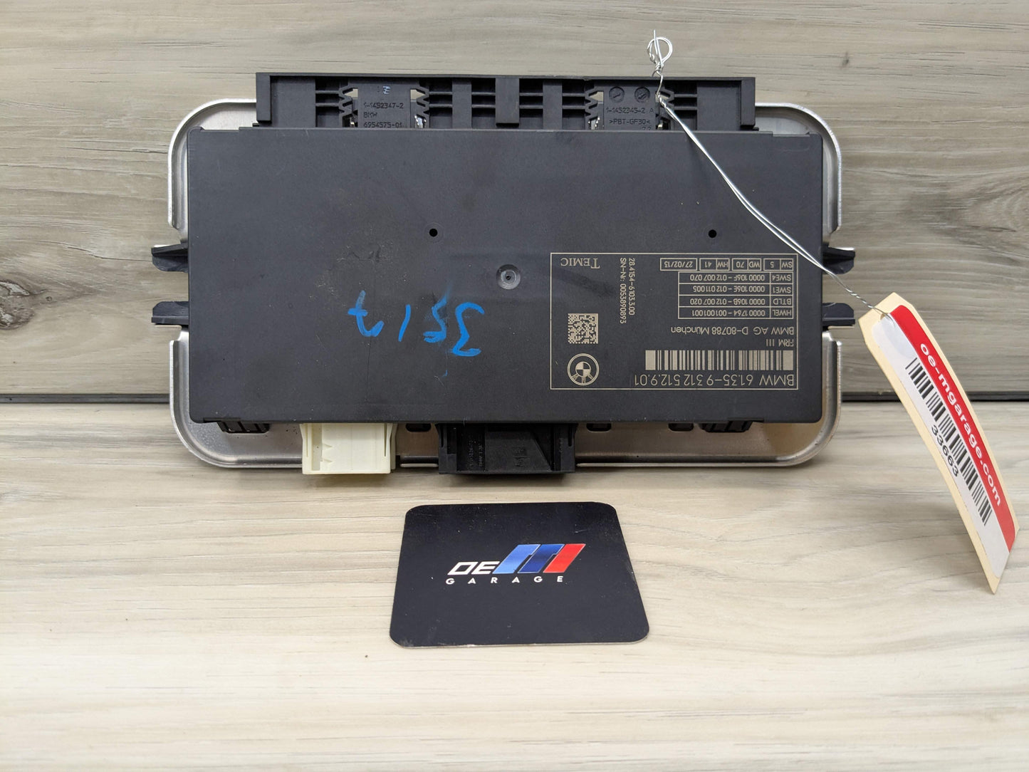 13-15 OEM BMW F01 F02 740 750 LCI Footwell Light Control Module FRMIII FRM3