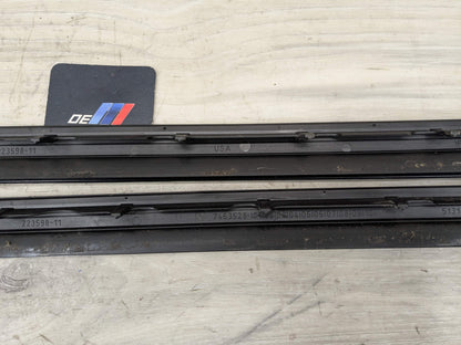 19-25 OEM BMW G05 X5 Front Left Right Windshield Side Drip Molding PAIR