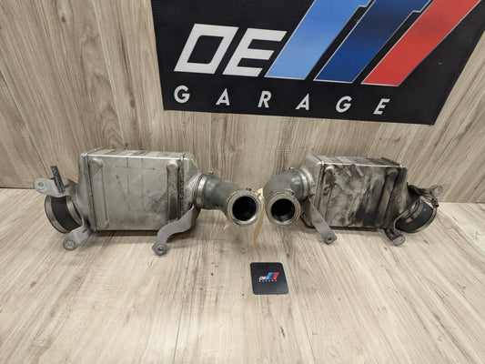 09-12 OEM BMW F01 F02 Alpina B7 B7L N63 Engine Turbocharger Intercooler SET