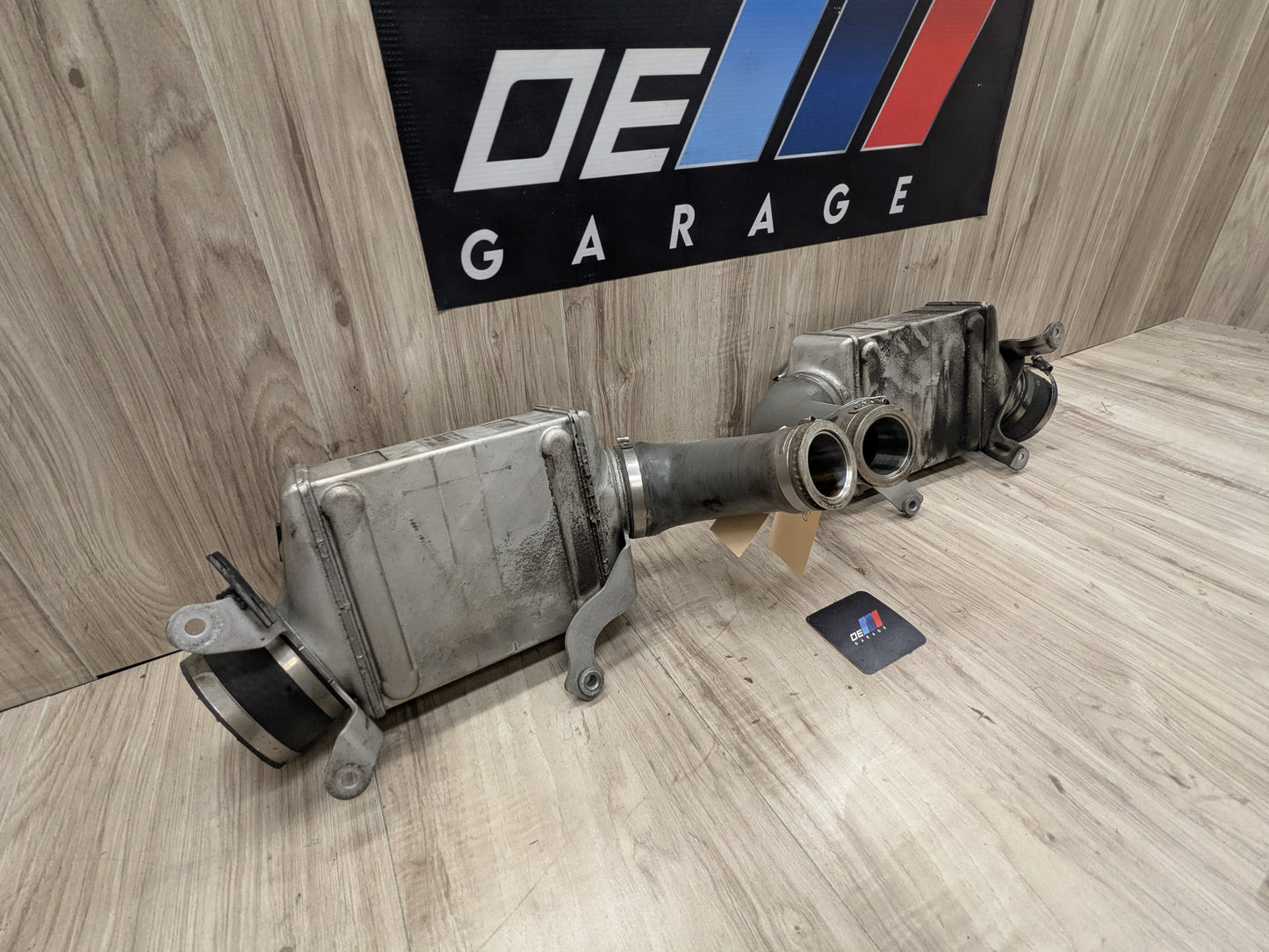 09-12 OEM BMW F01 F02 Alpina B7 B7L N63 Engine Turbocharger Intercooler SET