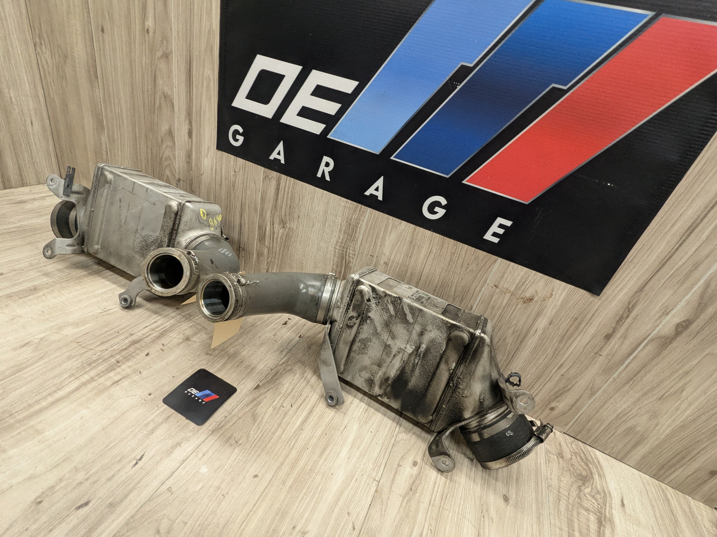 09-12 OEM BMW F01 F02 Alpina B7 B7L N63 Engine Turbocharger Intercooler SET
