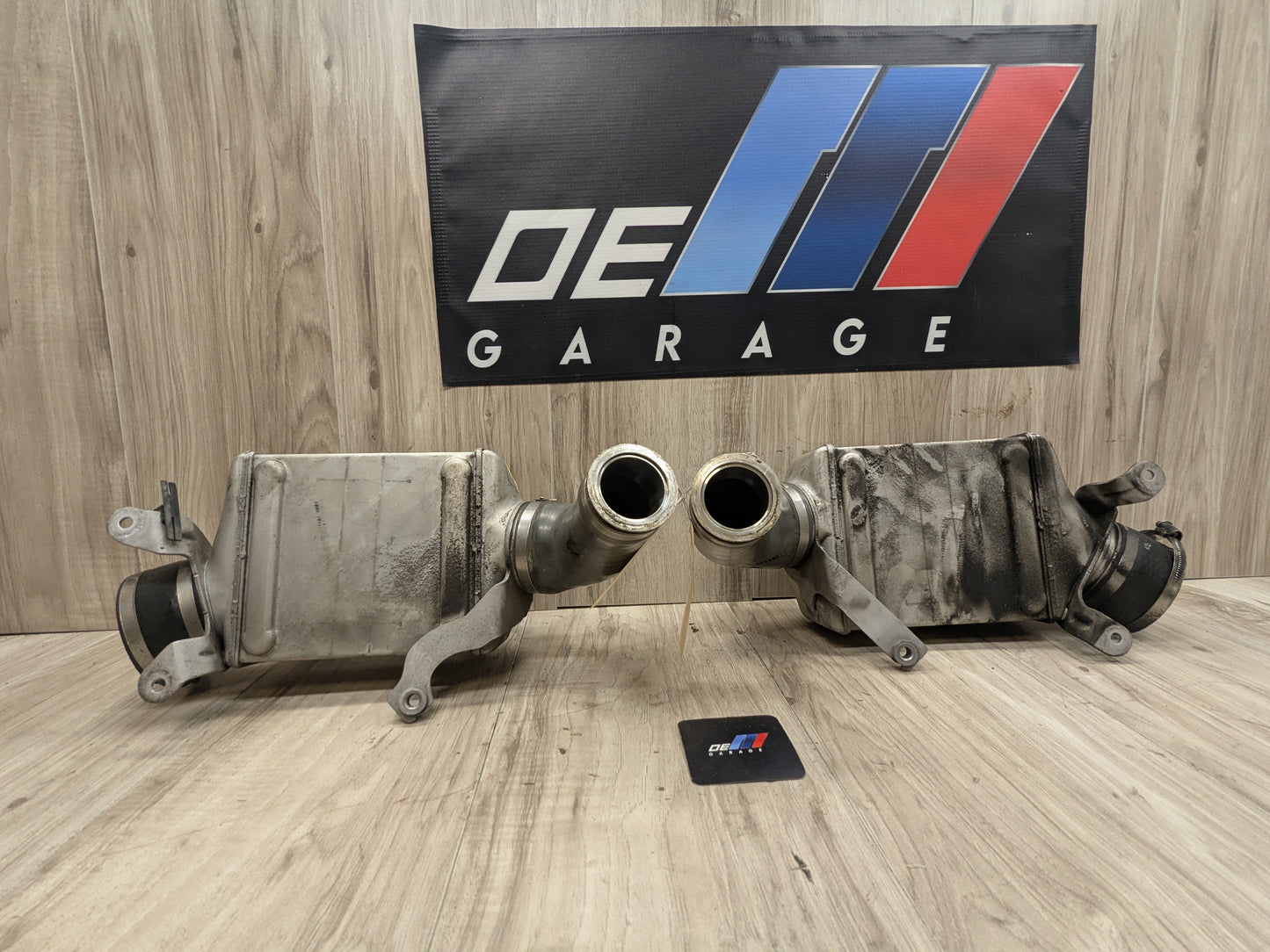 09-12 OEM BMW F01 F02 Alpina B7 B7L N63 Engine Turbocharger Intercooler SET