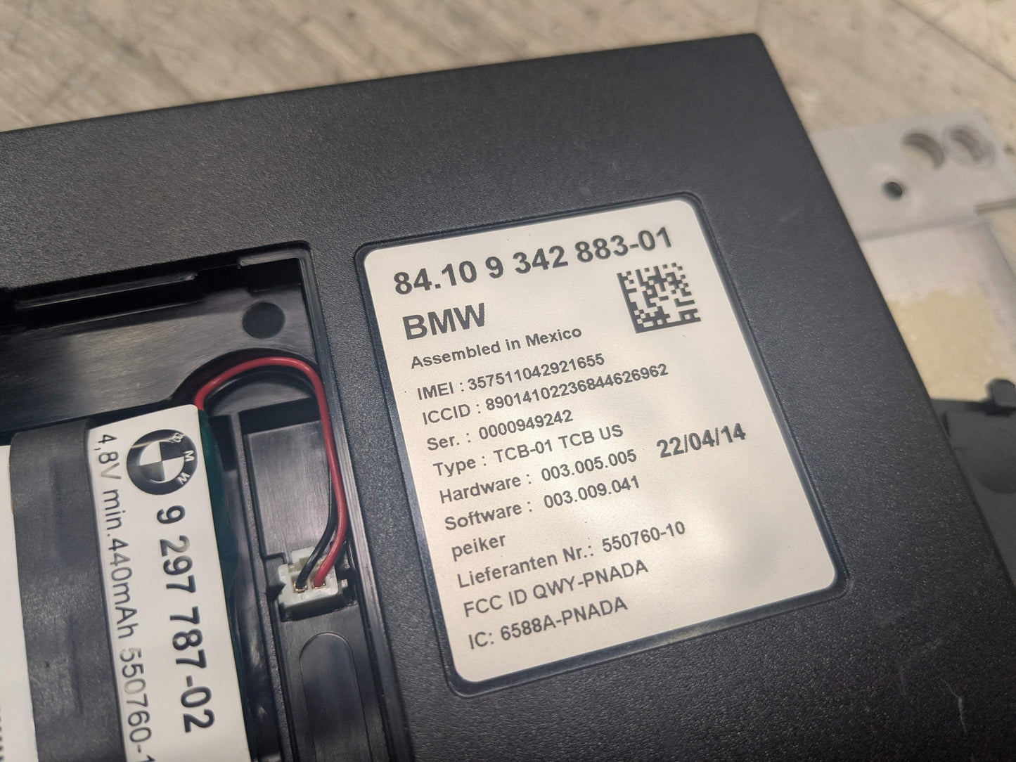 10-17 OEM BMW F10 F15 F30 F32 F80 F82 M3 M4 TCM Telematics Control Unit Module