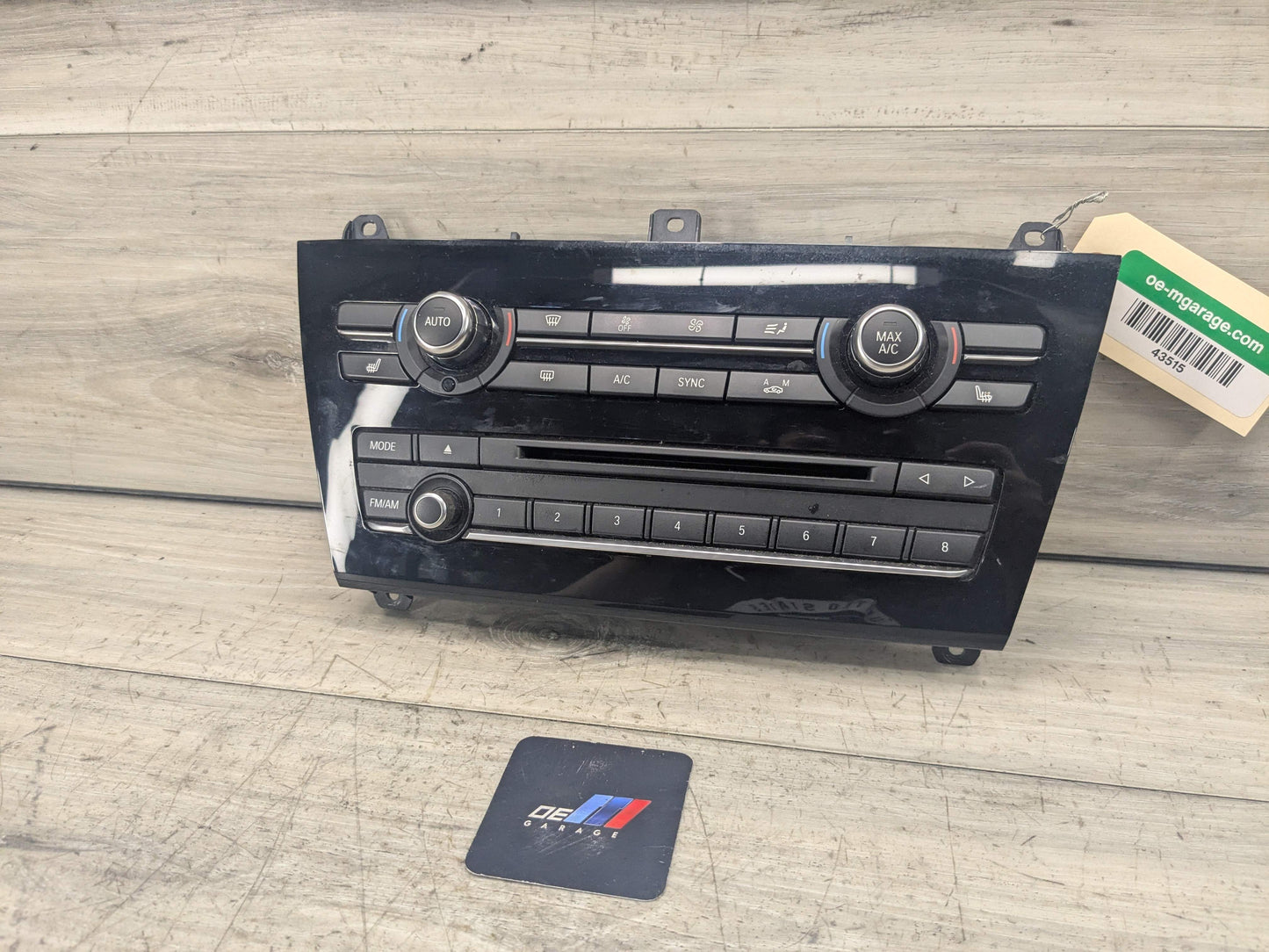 OEM BMW X3 X4 F25 F26 AC Heater Control Panel Radio Media Switch