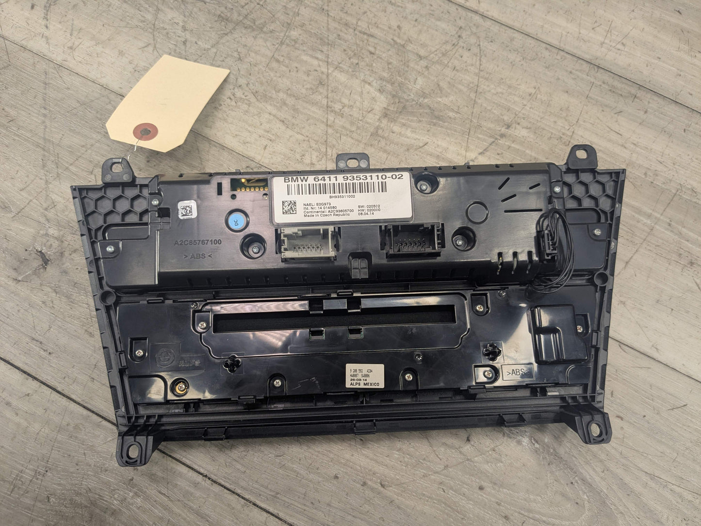 OEM BMW X3 X4 F25 F26 AC Heater Control Panel Radio Media Switch