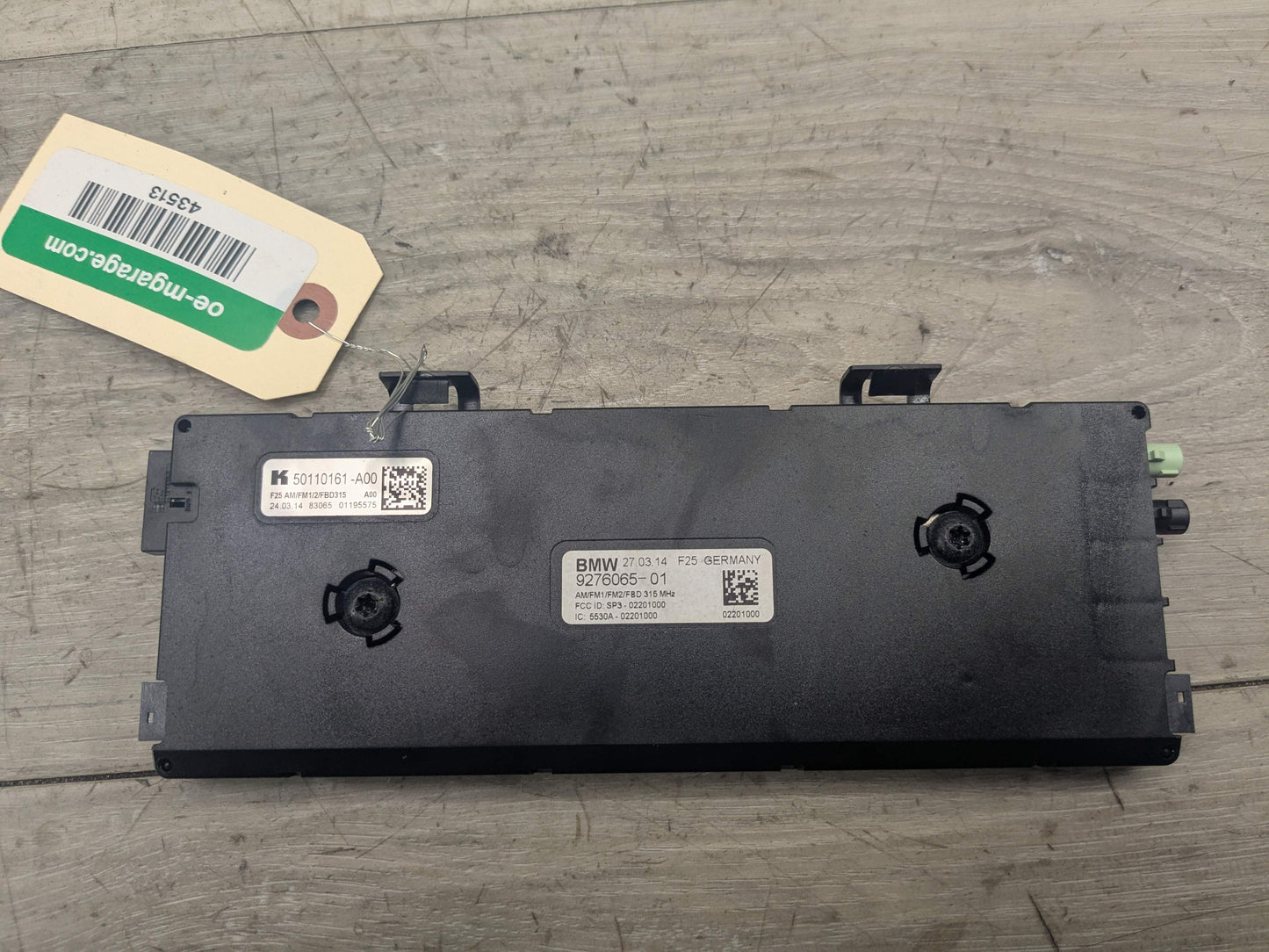 OEM BMW F25 X3 Antenna Amplifier Diversity Receiver Module 315 MHZ