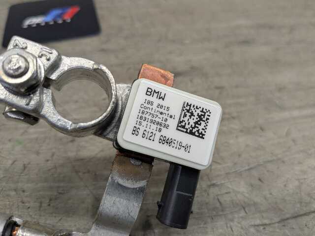 16-20 OEM BMW G11 G12 G30 540 740 750 Negative Cable Terminal IBS Sensor Black