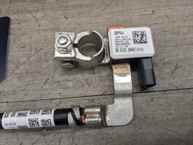 16-20 OEM BMW G11 G12 G30 540 740 750 Negative Cable Terminal IBS Sensor Black
