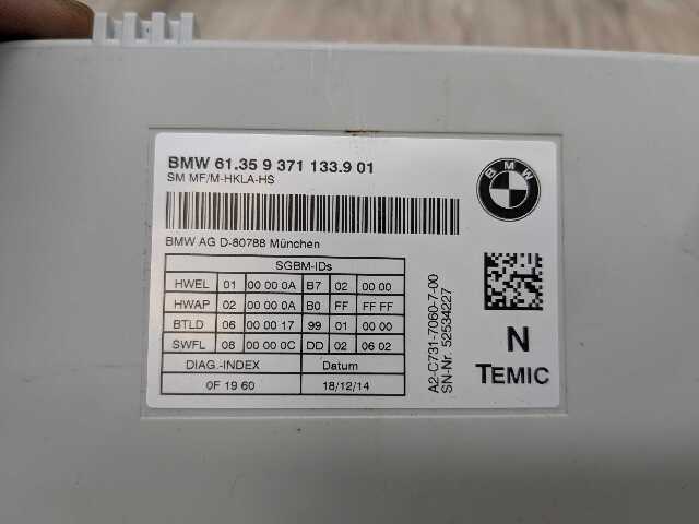 12-18 BMW F15 F16 F85 F86 X5 M X6 M Front Left Right Seat Control Module