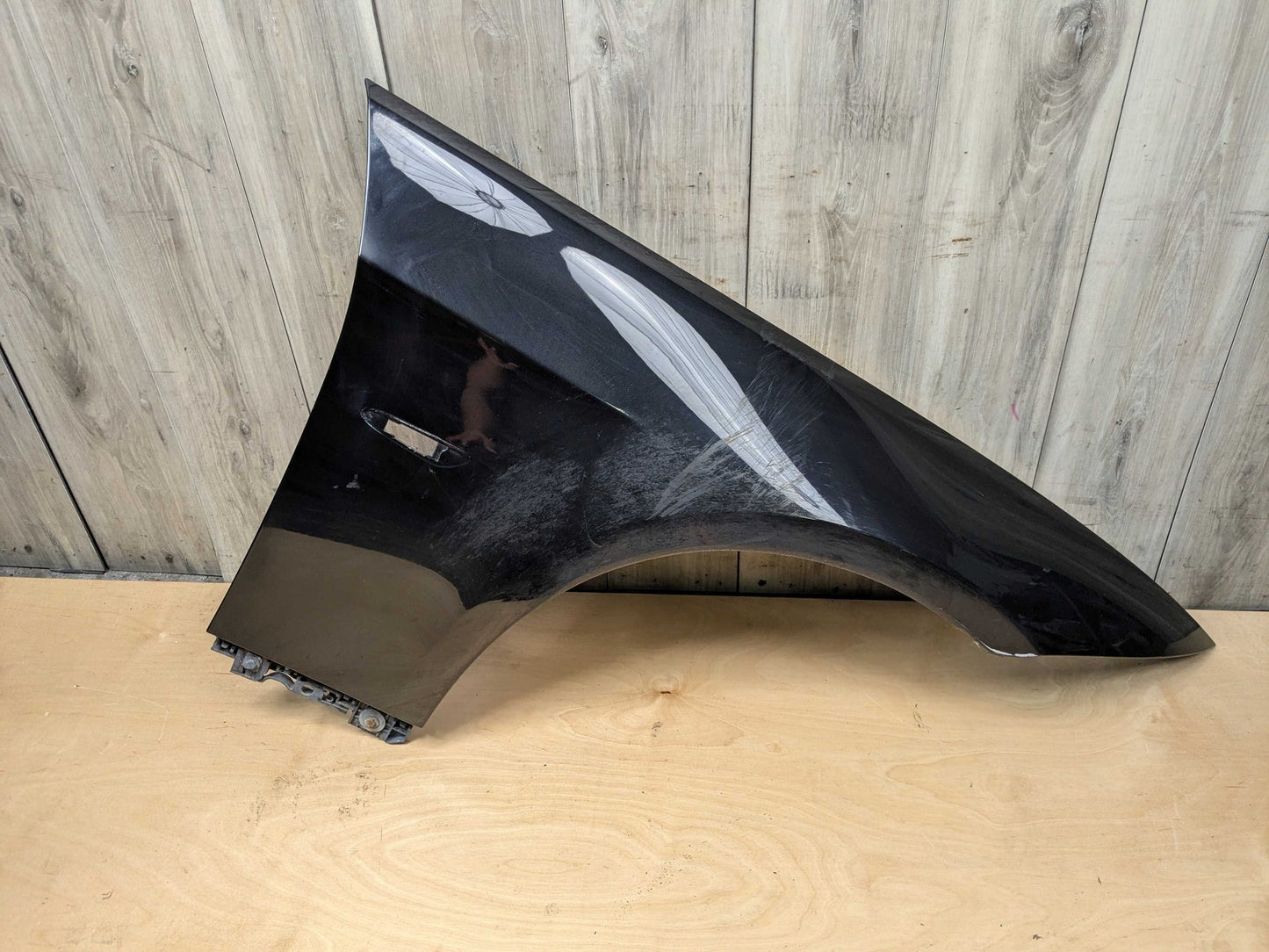 *07-13 OEM BMW E92 E93 328 335 Right Passenger Side Fender Panel Black 475 BLACK SAPPHIRE METALLIC (475)