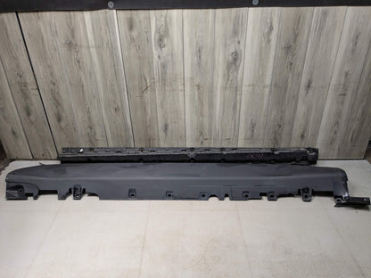 OEM BMW F15 X5 Left Driver Running Step Board Side Skirt Rocker Panel w Bracket