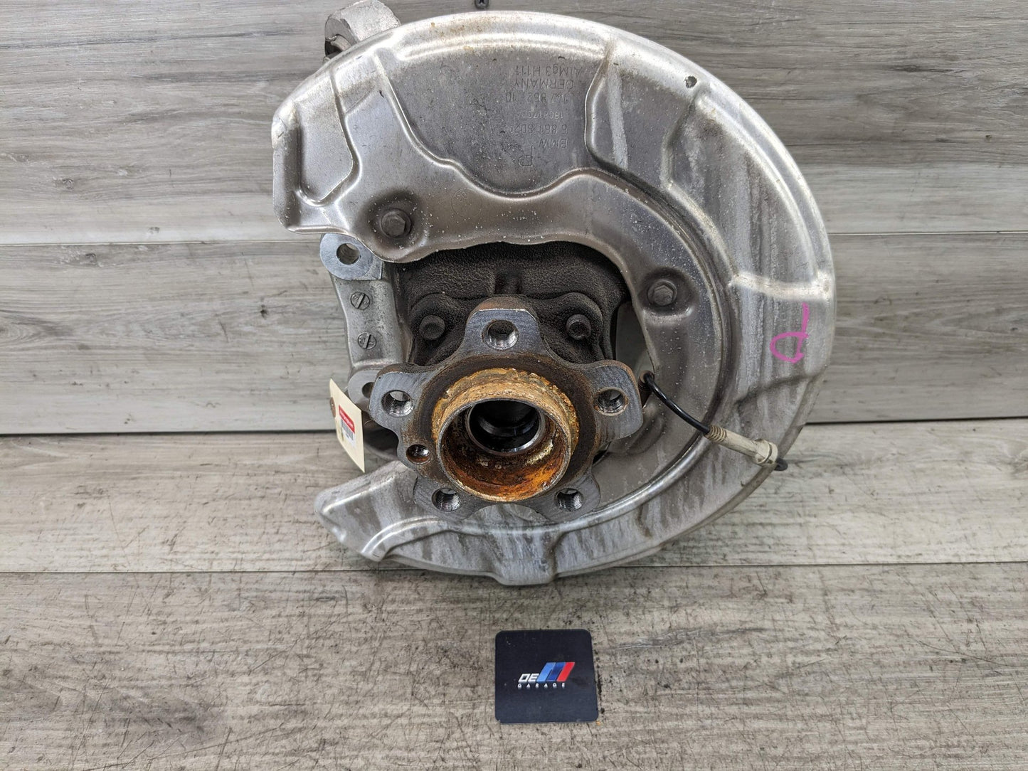 2018 BMW 540i G30 Rear Right Passenger Spindle Knuckle w/ Bearing 6866638 17-23 OEM BMW G30 530 540 M5550 REAR Right Passenger Hub Knuckle Bearing Carrier