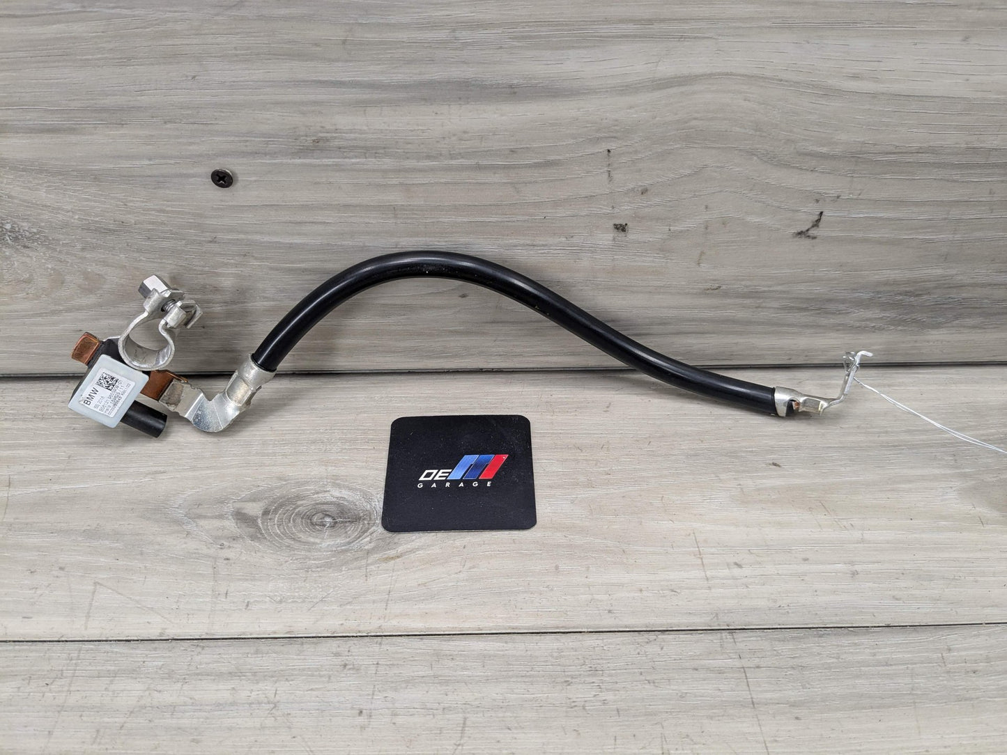 2022 BMW 430i G26 Battery Negative IBS Wire Cable 9855909 OEM BMW G05 G06 G07 G20 G22 G23 G26 G42 Negative Cable Terminal IBS Sensor Black