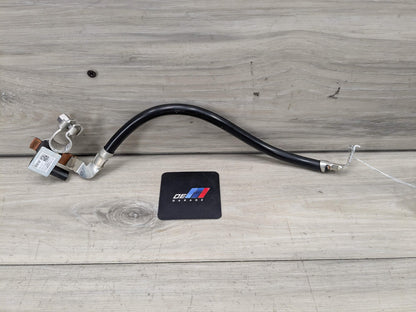 2022 BMW 430i G26 Battery Negative IBS Wire Cable 9855909 OEM BMW G05 G06 G07 G20 G22 G23 G26 G42 Negative Cable Terminal IBS Sensor Black