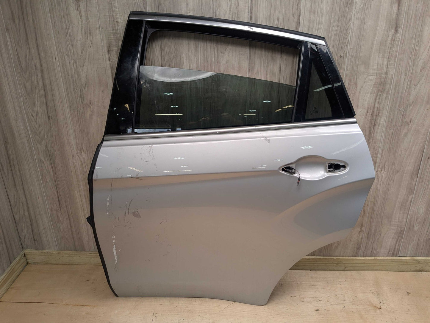 15-19 OEM BMW F16 X6 F86 X6M Rear Left Driver Door Shell Panel Silver A83 Silver GLACIERSILBER METALLIC (A83)