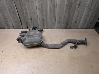 11-13 OEM BMW E82 E88 135 Rear Exhaust Muffler System N55 w/ Tips