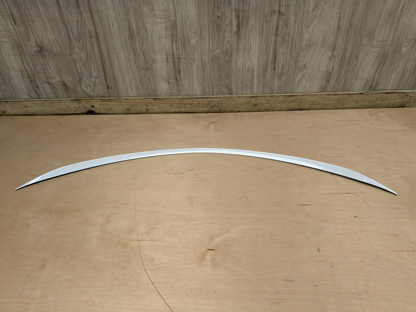 Mercedes W205 Rear Spoiler AMG Boot Trunk Trim Panel Obsidian 149 Polar white