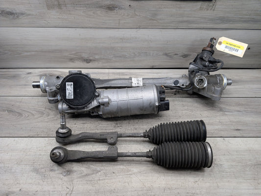 18-21 OEM BMW G01 G02 X3 Electric Power Steering Gear Rack & Pinion +Tie Rods JT