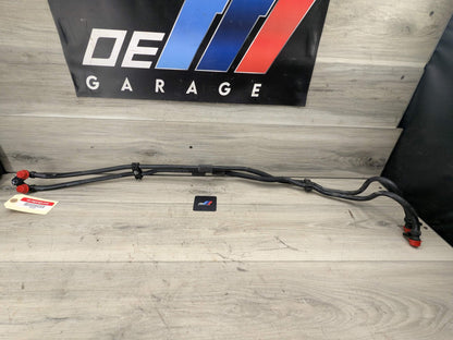 14-19 OEM BMW F15 F16 X5 X6 Transmission Oil Cooler Inlet Outlet Pipe Hose Line