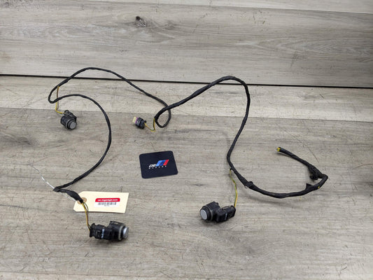 *NOTE* OEM BMW F02 750 Rear Parking Distance Sonic Sensors PDC Harness Silver