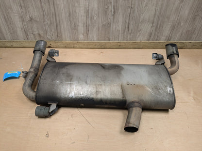 18-21 OEM BMW G01 X3 30i 30iX Engine B46 Rear Muffler Exhaust System w/ Tips