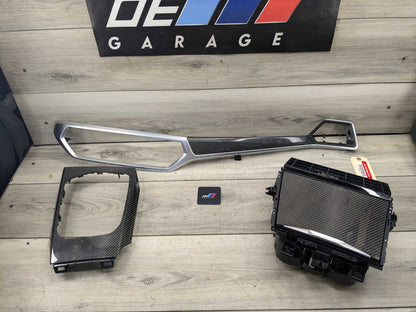 2022 BMW M4 G82 Dashboard Dash Board Panel Interior Trim 8094579 *OEM BMW PRE-LCI G80 G82 G83 CARBON FIBER Center Console Dash Interior Trim SET