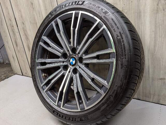 *19-24 OEM BMW G20 330 M340 Front Rim Wheel 18x7.5 ET25 Double Spoke Style 790M