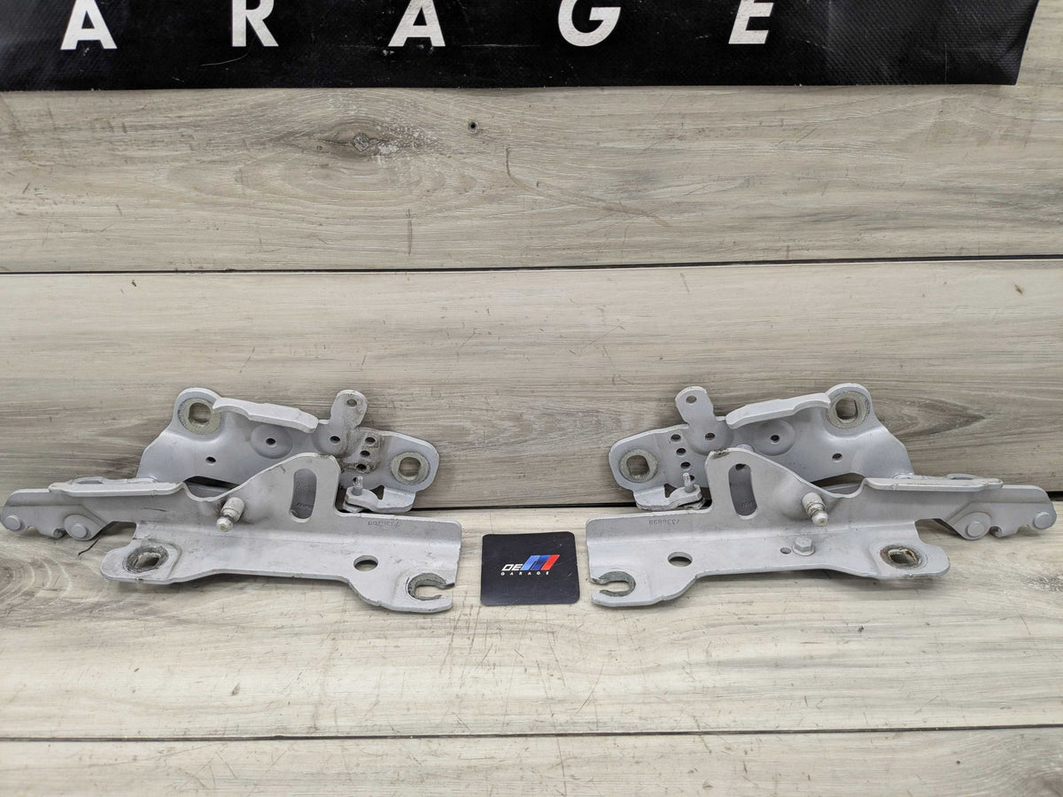 OEM BMW F22 F23 F30 F32 F33 F36 F80 F82 F83 Left Right Hood Hinges PAIR Silver