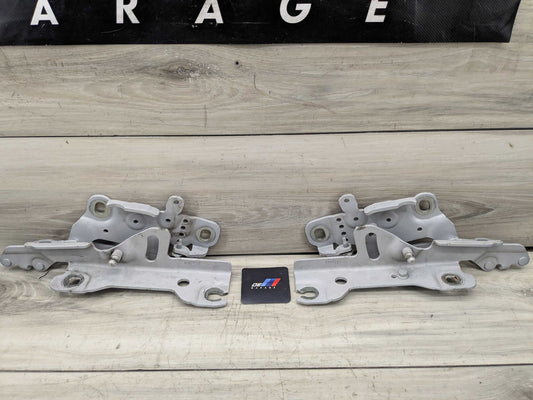 OEM BMW F22 F23 F30 F32 F33 F36 F80 F82 F83 Left Right Hood Hinges PAIR Silver