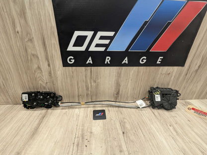 2017 BMW 750i G12 Liftgate Trunk Lid Liftgate Lock Latch Actuators SET 7441014 16-22 OEM BMW G11 G12 740 750 M760 Trunk Lid Power Lock Drive Actuator