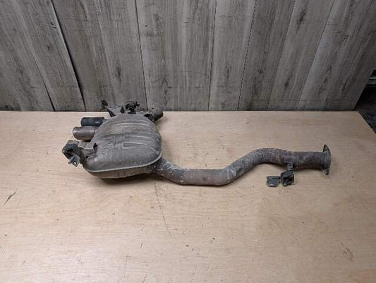11-13 OEM BMW E82 E88 135 Rear Exhaust Muffler System N55 w/ Tips
