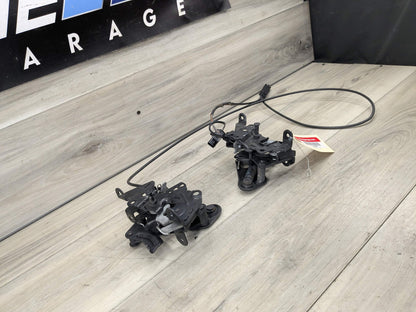 OEM BMW F02 F06 F10 F12 F13 M5 M6 Hood Left Right Hood Lock Latch w/ Cable SET