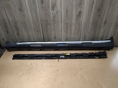 OEM BMW G05 X5 Left Driver Side Skirt Rocker Panel Molding w/ Bracket X-LINE