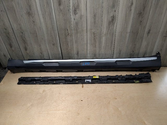 OEM BMW G05 X5 Left Driver Side Skirt Rocker Panel Molding w/ Bracket X-LINE