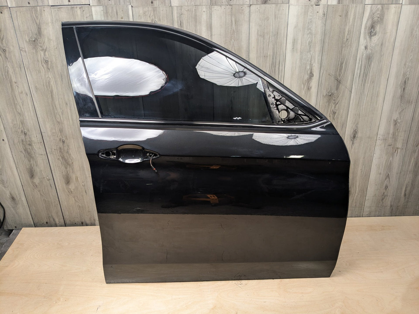 15-19 OEM BMW F16 X6 F86 X6M Front Right Passenger Door Shell Panel Black 475 BLACK SAPPHIRE METALLIC (475)
