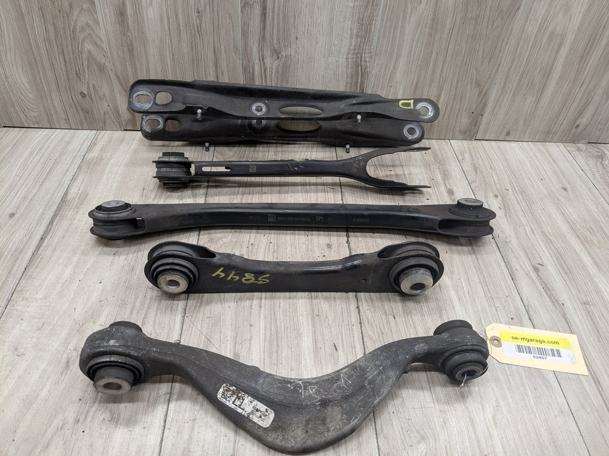 2017-2023 BMW M550i G30 Rear Left Driver Control Arms SET 6870535 OEM BMW G12 G30 540 Rear Upper Lower Left Driver Side Control Arm Wishbone SET