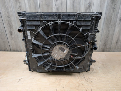 2019-2026 BMW X5 G05 Radiator Cooling Condenser Fan Shroud Assembly SET 8655762