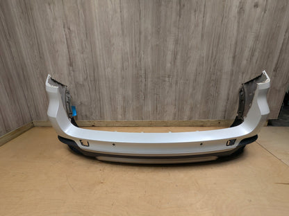 14-18 OEM BMW F15 X5 Rear Bumper Cover Panel Assembly White A96 MINERALWEISS METALLIC (A96)