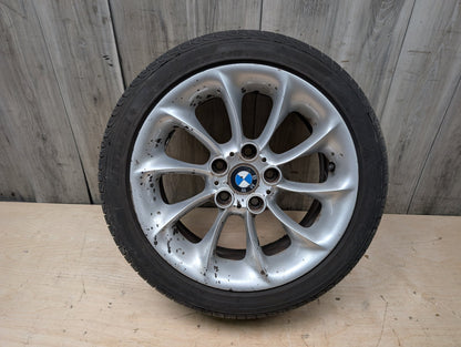 03-08 OEM BMW E85 Z4 Rim Wheel 17x8" ET:47 LA Wheel Turbine Style 106