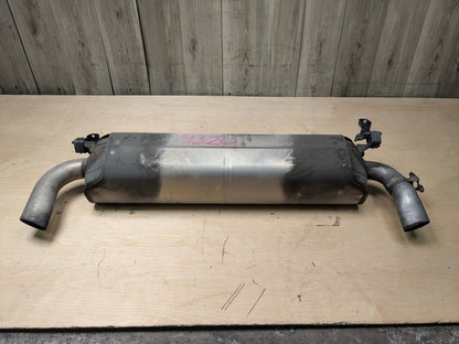 16-22 OEM BMW G12 740 Engine B58 Rear Dual Exhaust Pipe Muffler