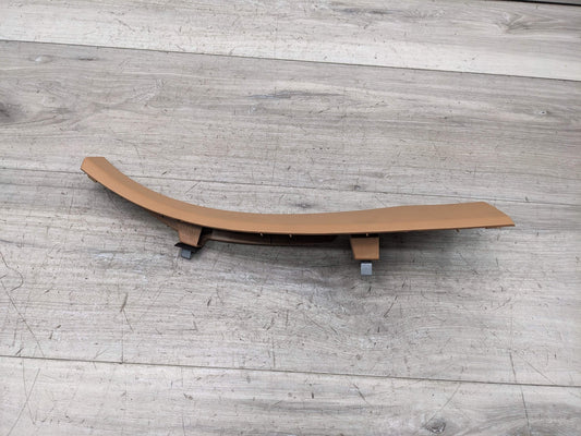 10-16 OEM Porsche Panamera Right Dashboard Speedometer Cluster Trim Cover Beige