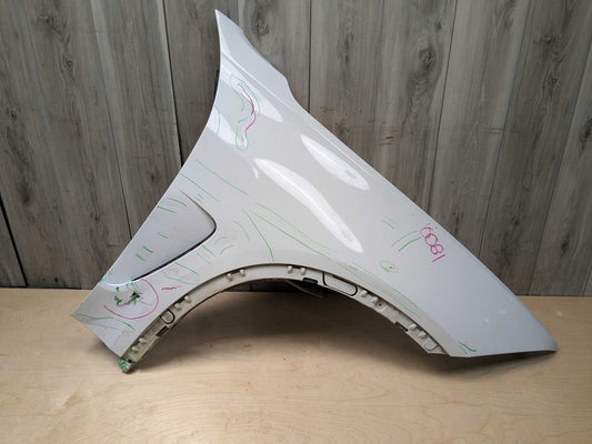 *NOTE* 14-18 OEM BMW F15 X5 Front Right Passenger Side Fender Panel White 300 White ALPINWEISS III (300)